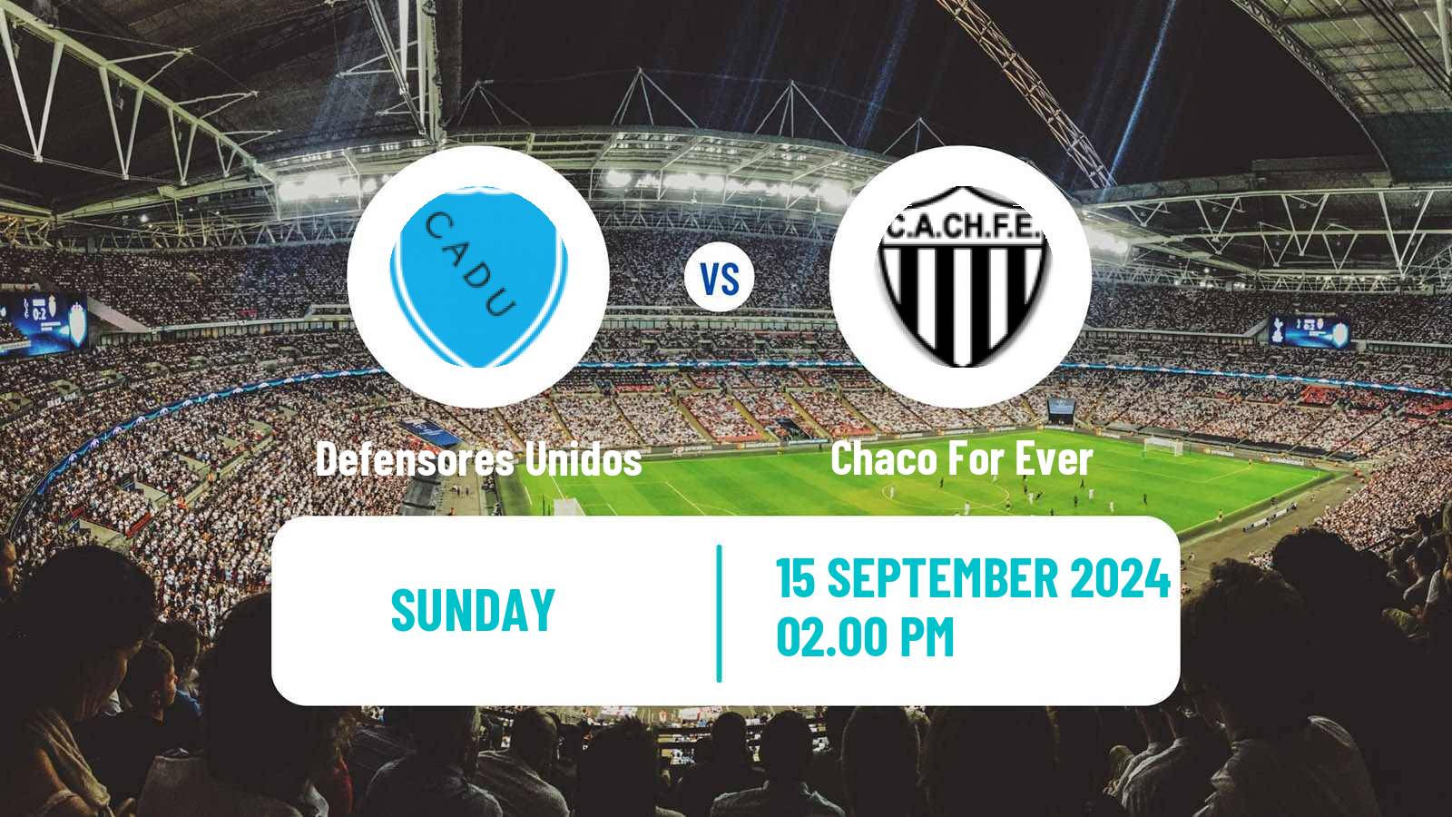 Soccer Argentinian Primera Nacional Defensores Unidos - Chaco For Ever