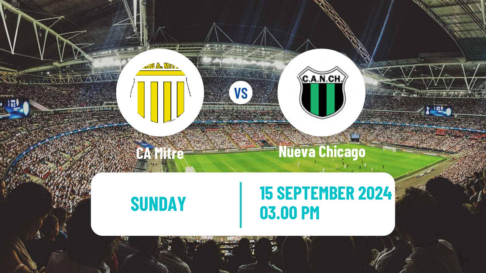 Soccer Argentinian Primera Nacional Mitre - Nueva Chicago