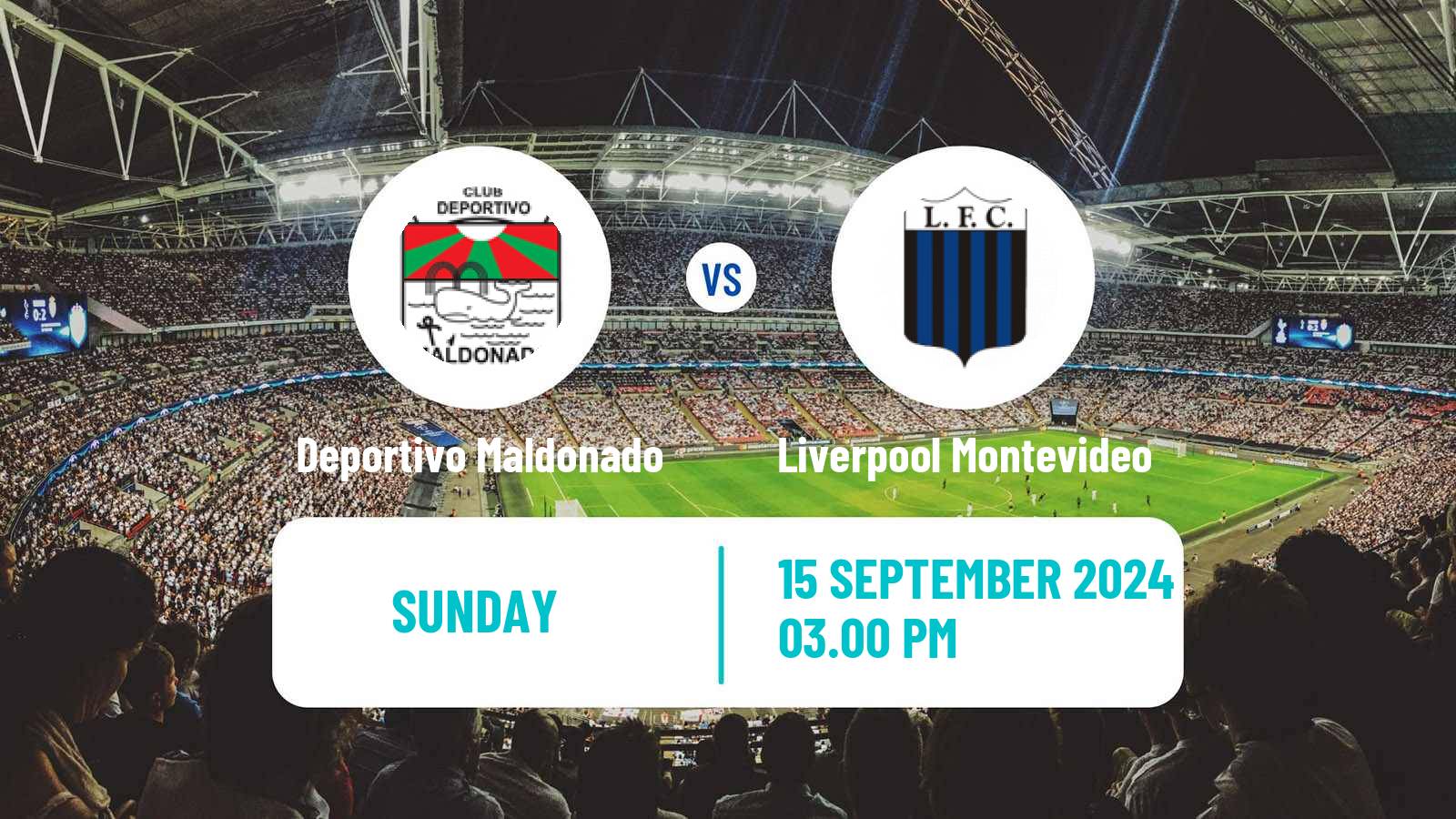 Soccer Uruguayan Primera Division Deportivo Maldonado - Liverpool Montevideo