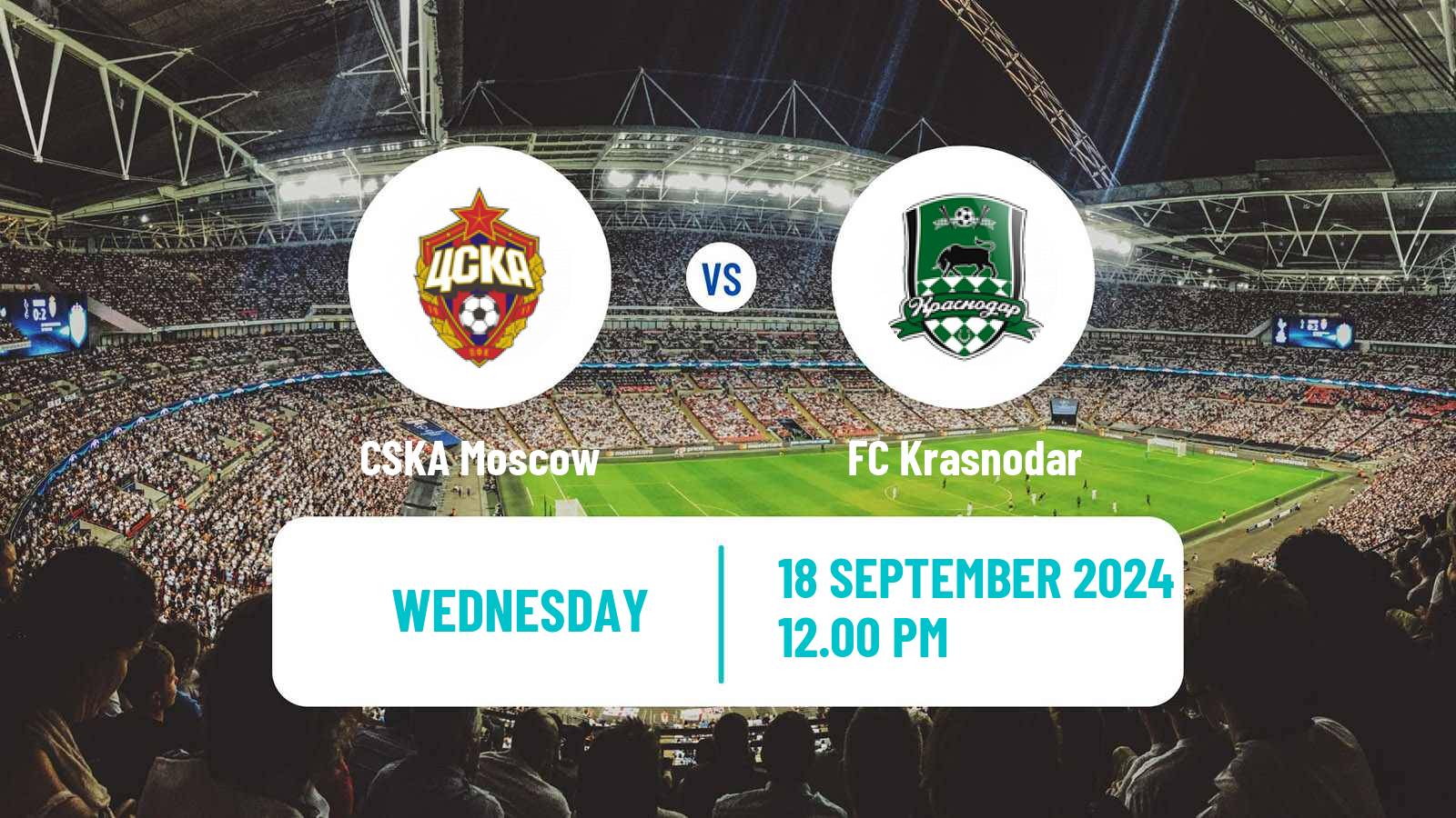 Soccer Russian Cup CSKA Moscow - Krasnodar