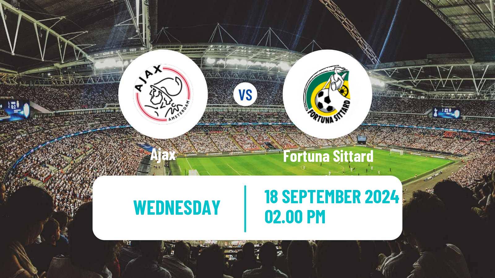 Soccer Dutch Eredivisie Ajax - Fortuna Sittard