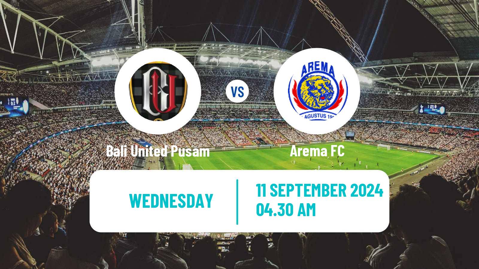 Soccer Indonesian Liga 1 Bali United Pusam - Arema