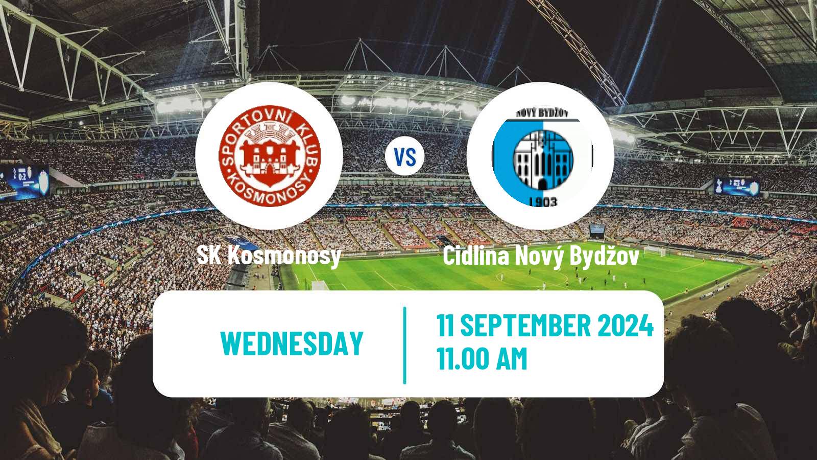 Soccer Czech Division C Kosmonosy - Cidlina Nový Bydžov