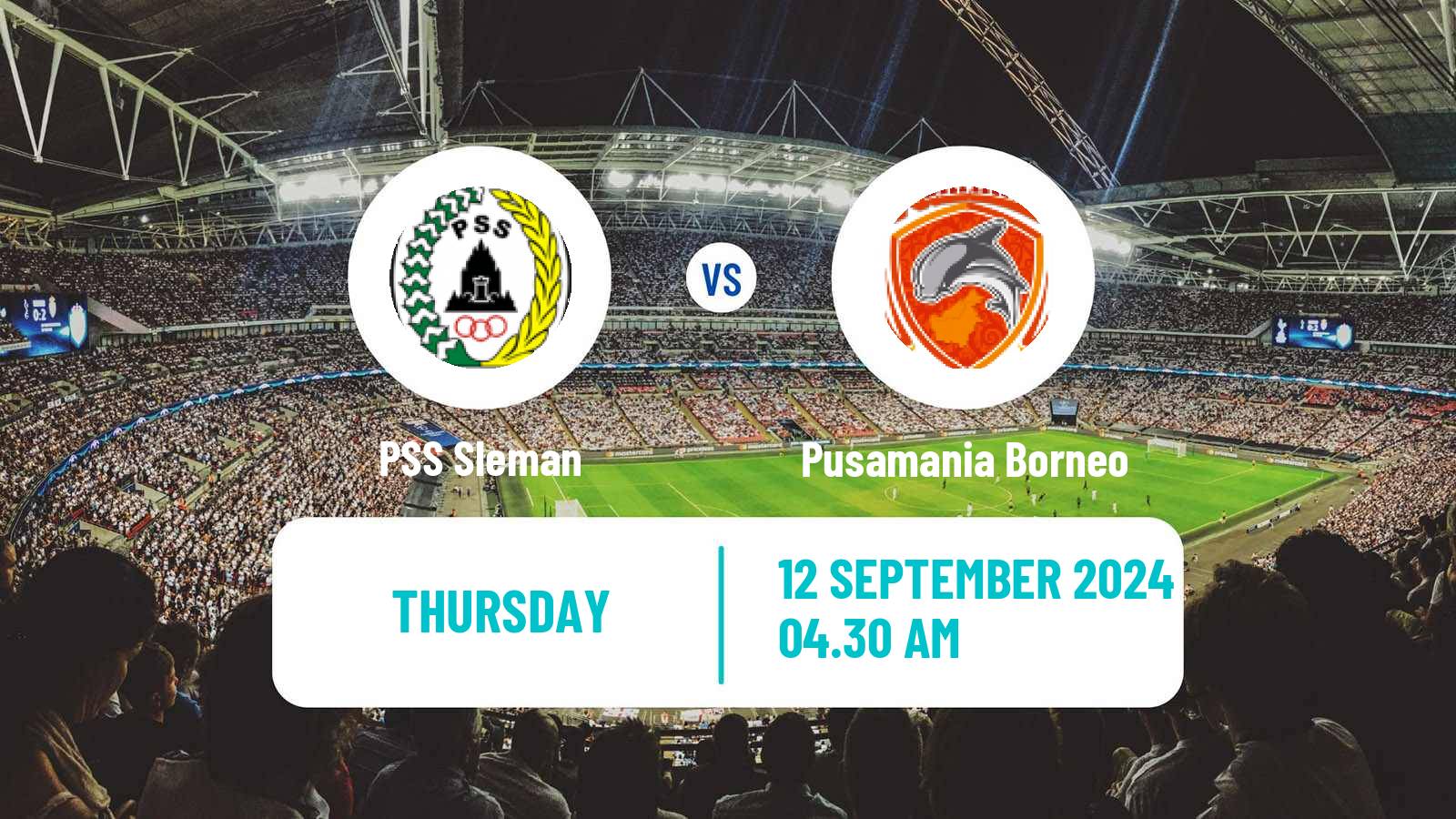 Soccer Indonesian Liga 1 PSS Sleman - Borneo Samarinda