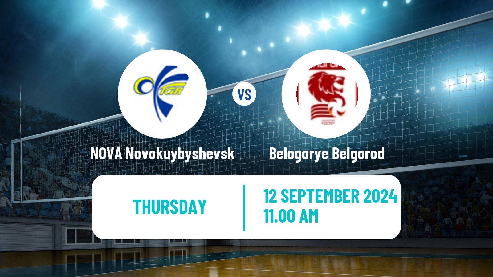 Volleyball Russian Super League Volleyball NOVA Novokuybyshevsk - Belogorye Belgorod