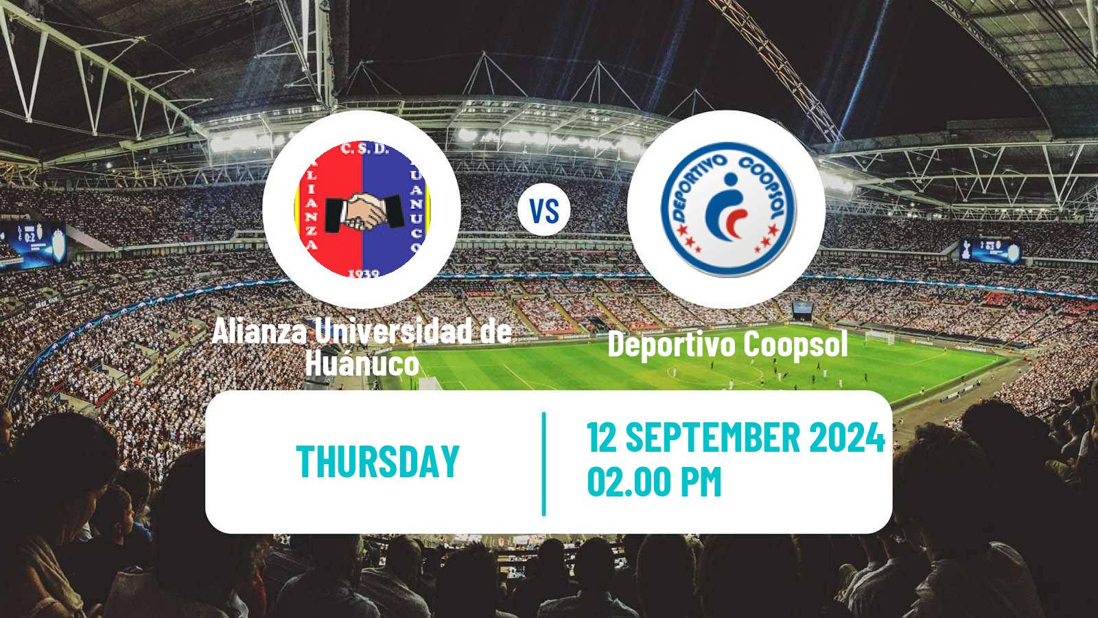 Soccer Peruvian Liga 2 Alianza Universidad de Huánuco - Deportivo Coopsol