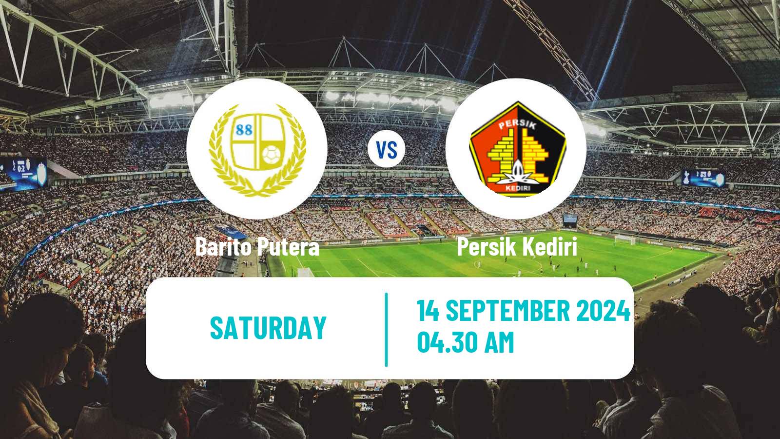 Soccer Indonesian Liga 1 Barito Putera - Persik Kediri