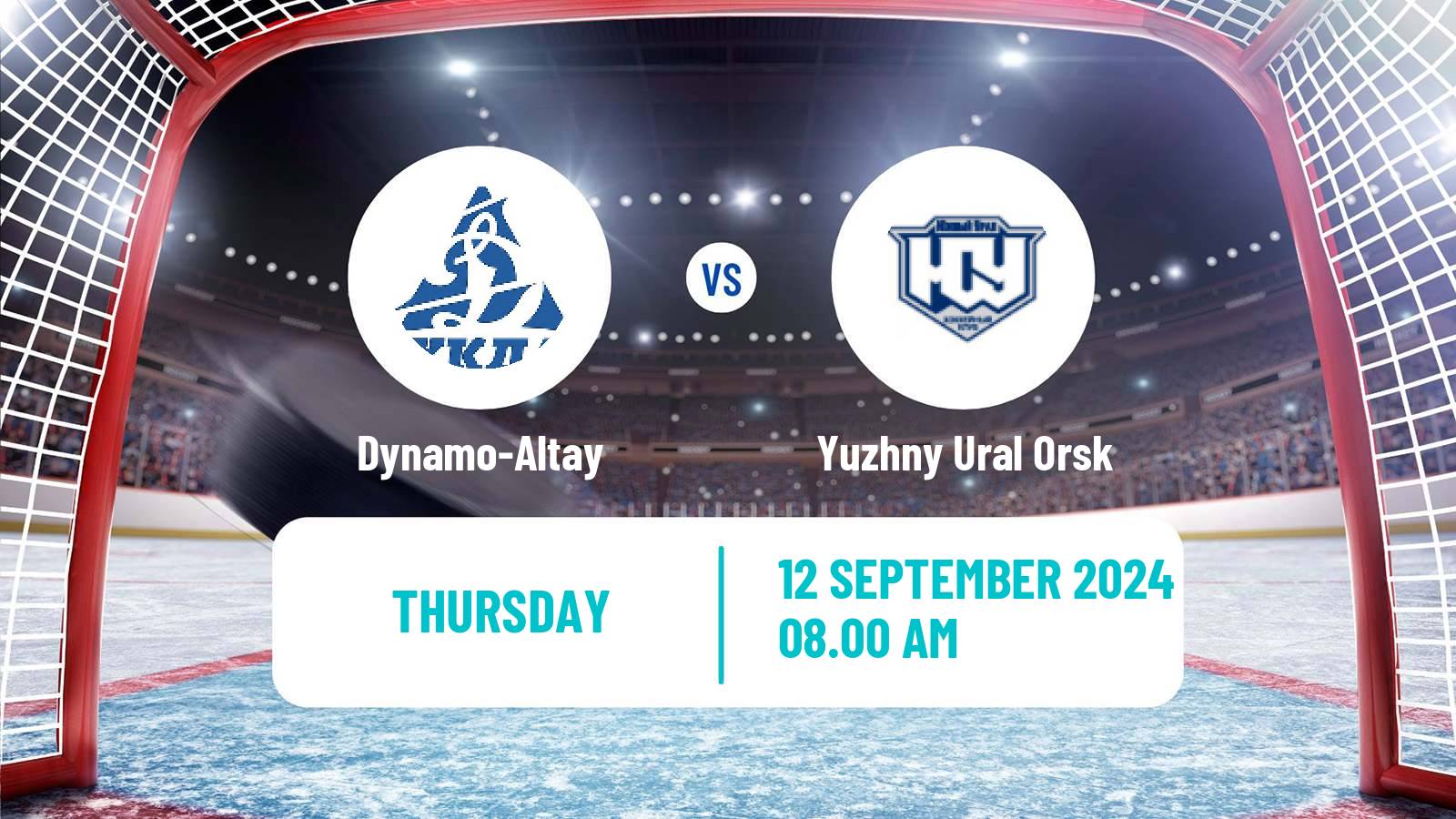 Hockey VHL Dynamo-Altay - Yuzhny Ural Orsk