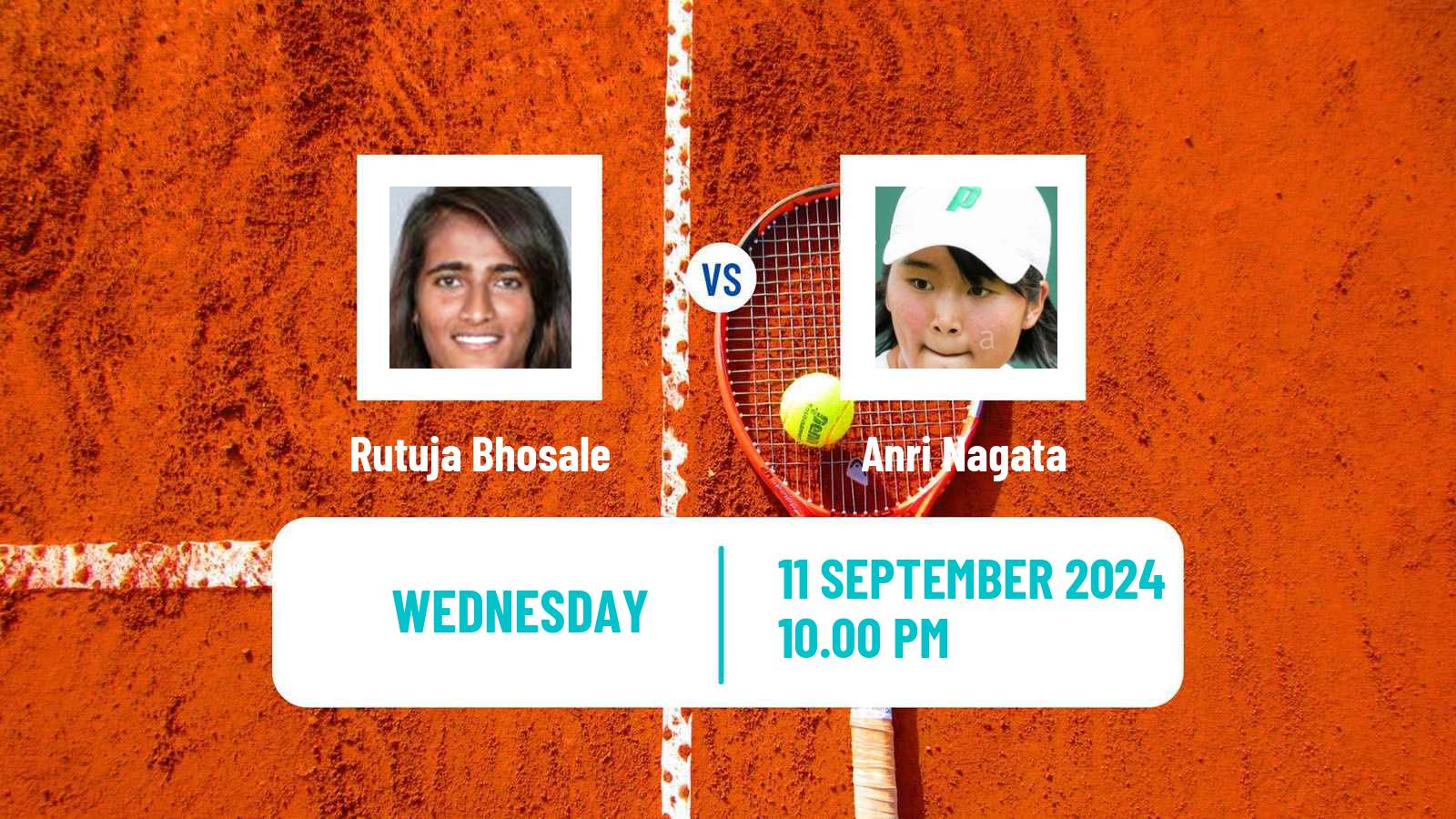 Tennis ITF W15 Singapore Women Rutuja Bhosale - Anri Nagata