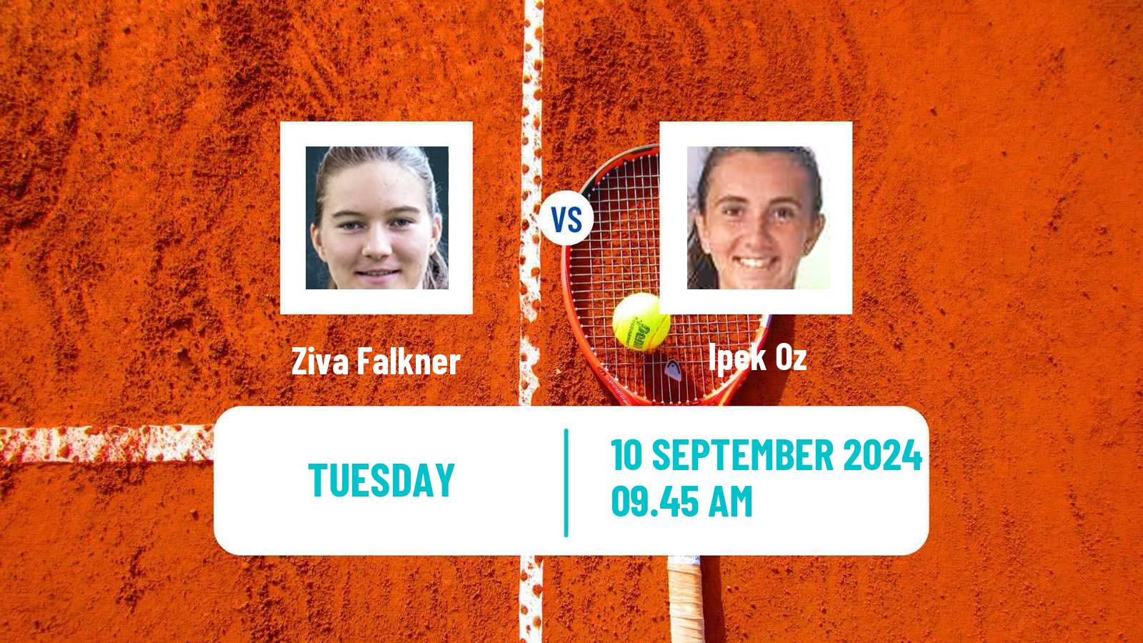 Tennis Ljubljana Challenger Women Ziva Falkner - Ipek Oz