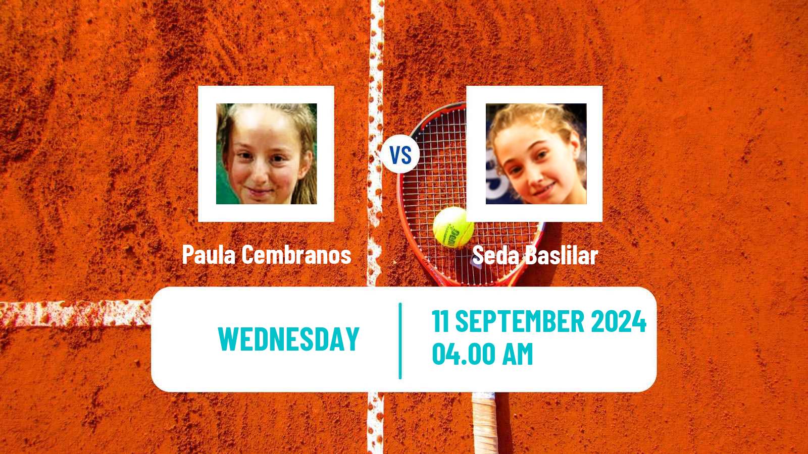 Tennis ITF W15 Dijon Women Paula Cembranos - Seda Baslilar