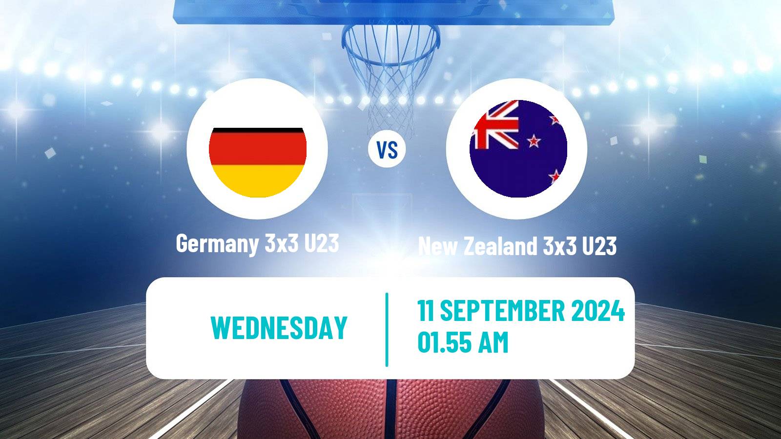 Basketball World Cup Basketball 3x3 U23 Germany 3x3 U23 - New Zealand 3x3 U23