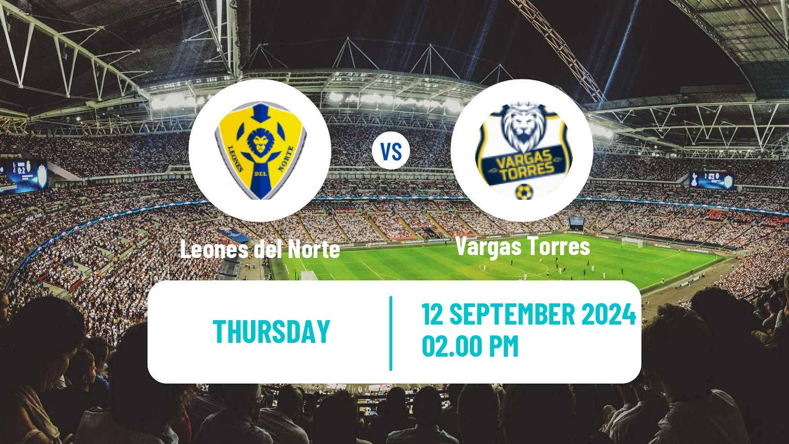 Soccer Ecuadorian Serie B Leones del Norte - Vargas Torres