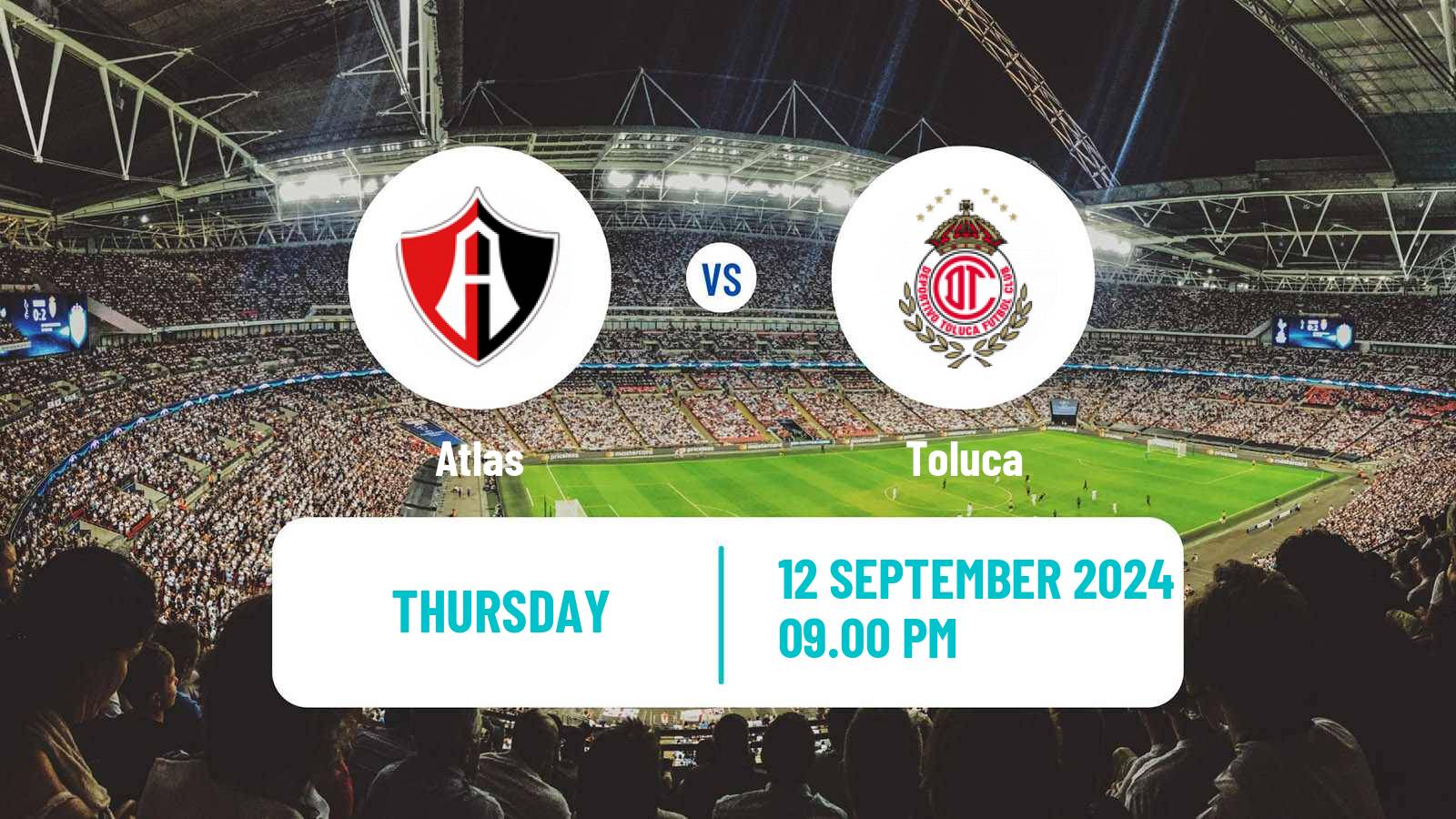 Soccer Mexican Liga MX Women Atlas - Toluca