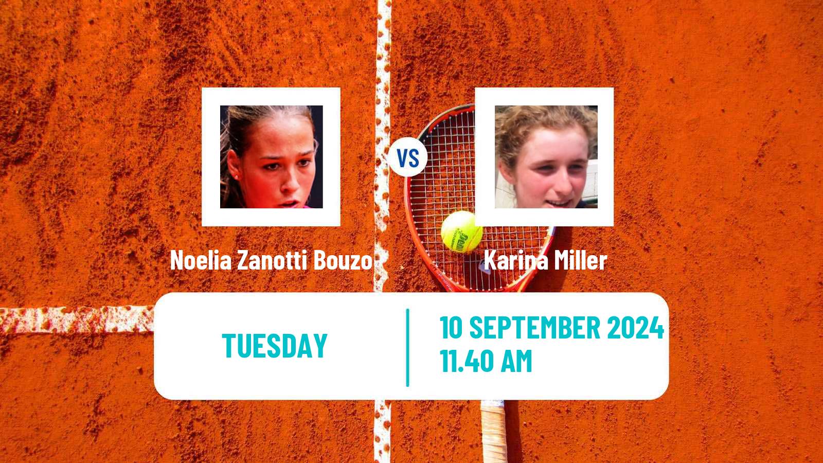 Tennis ITF W35 Punta Cana 2 Women Noelia Zanotti Bouzo - Karina Miller