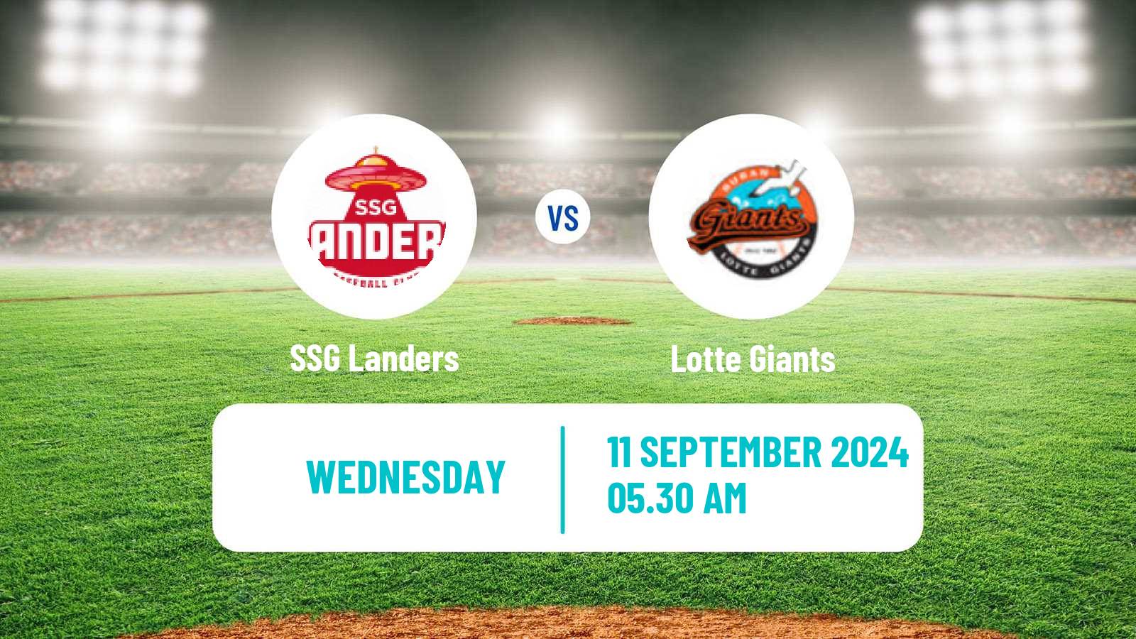 Baseball KBO SSG Landers - Lotte Giants