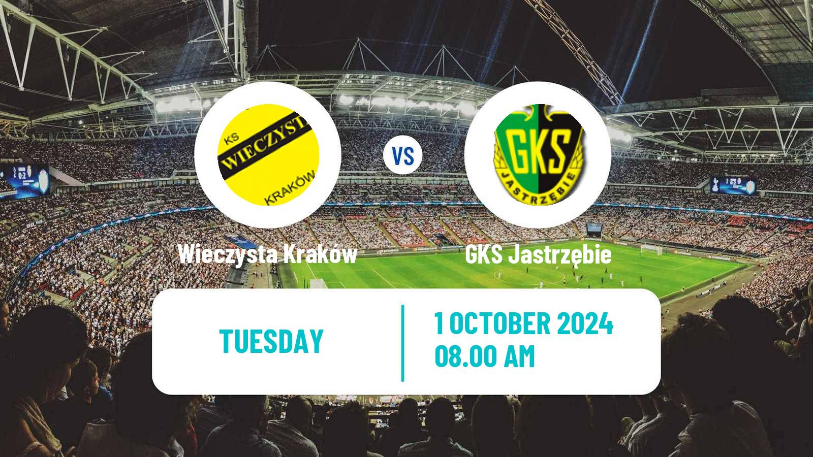 Soccer Polish Division 2 Wieczysta Kraków - GKS Jastrzębie