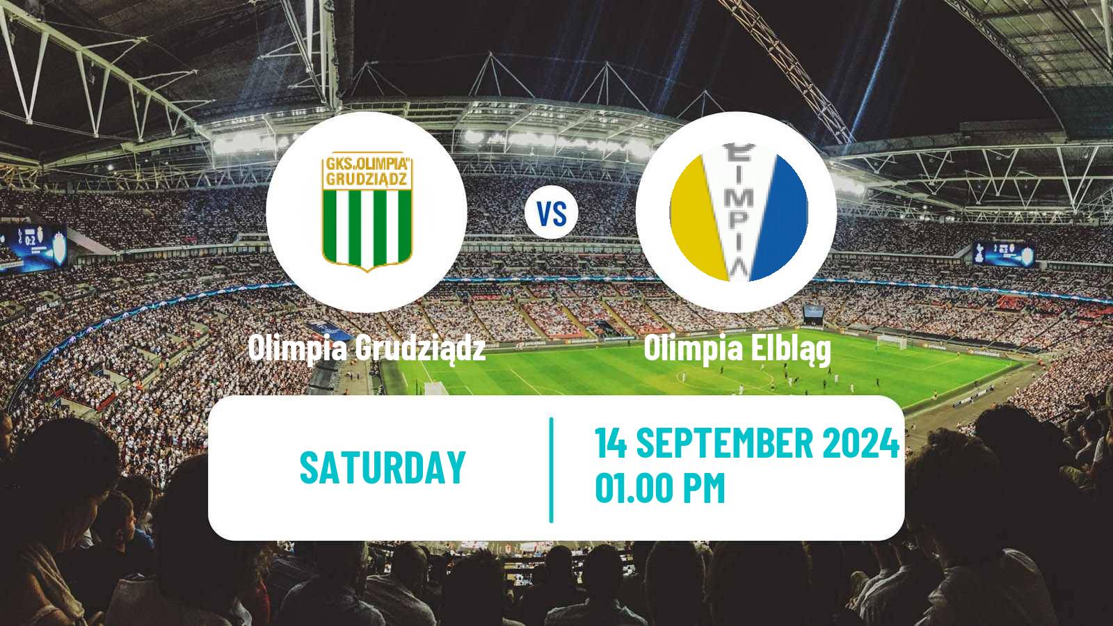 Soccer Polish Division 2 Olimpia Grudziądz - Olimpia Elbląg