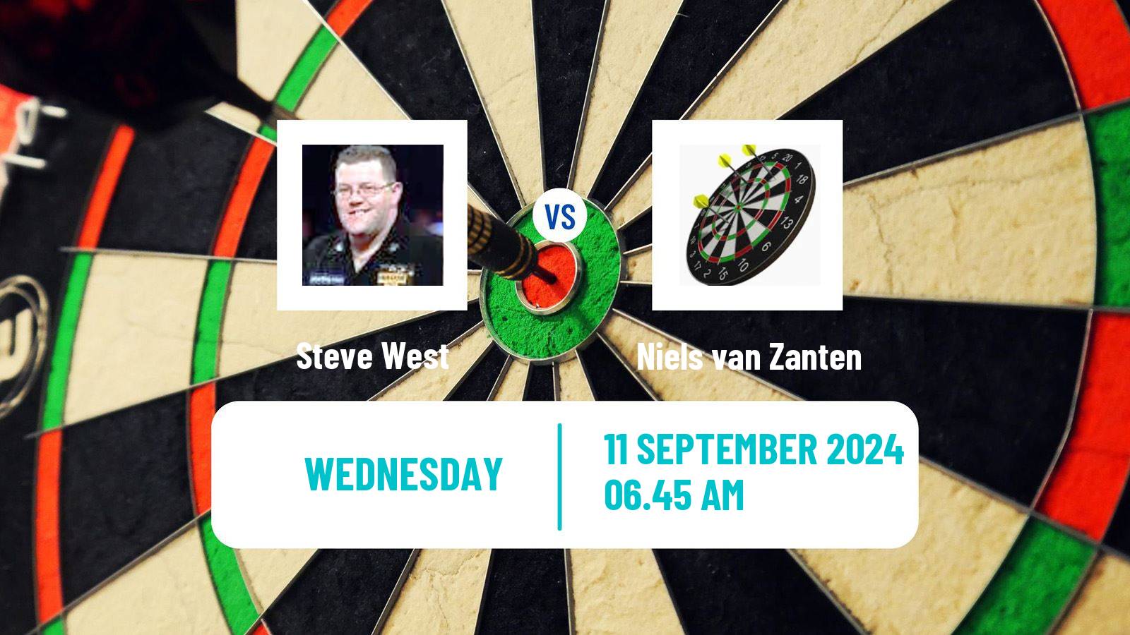 Darts Modus Super Series Steve West - Niels van Zanten