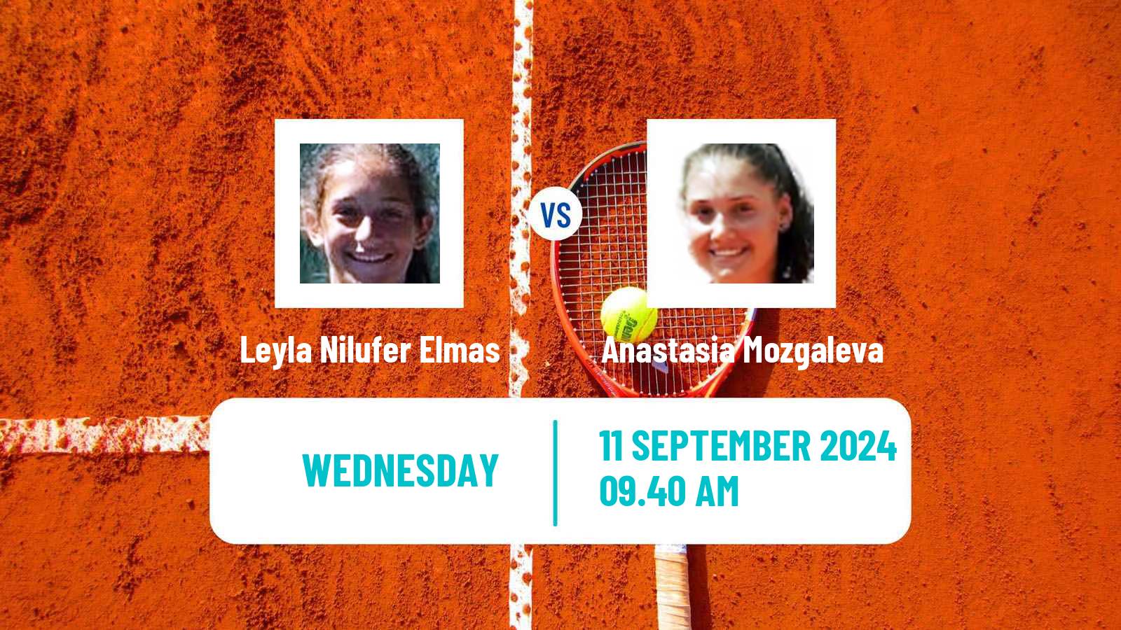 Tennis ITF W15 Monastir 35 Women Leyla Nilufer Elmas - Anastasia Mozgaleva