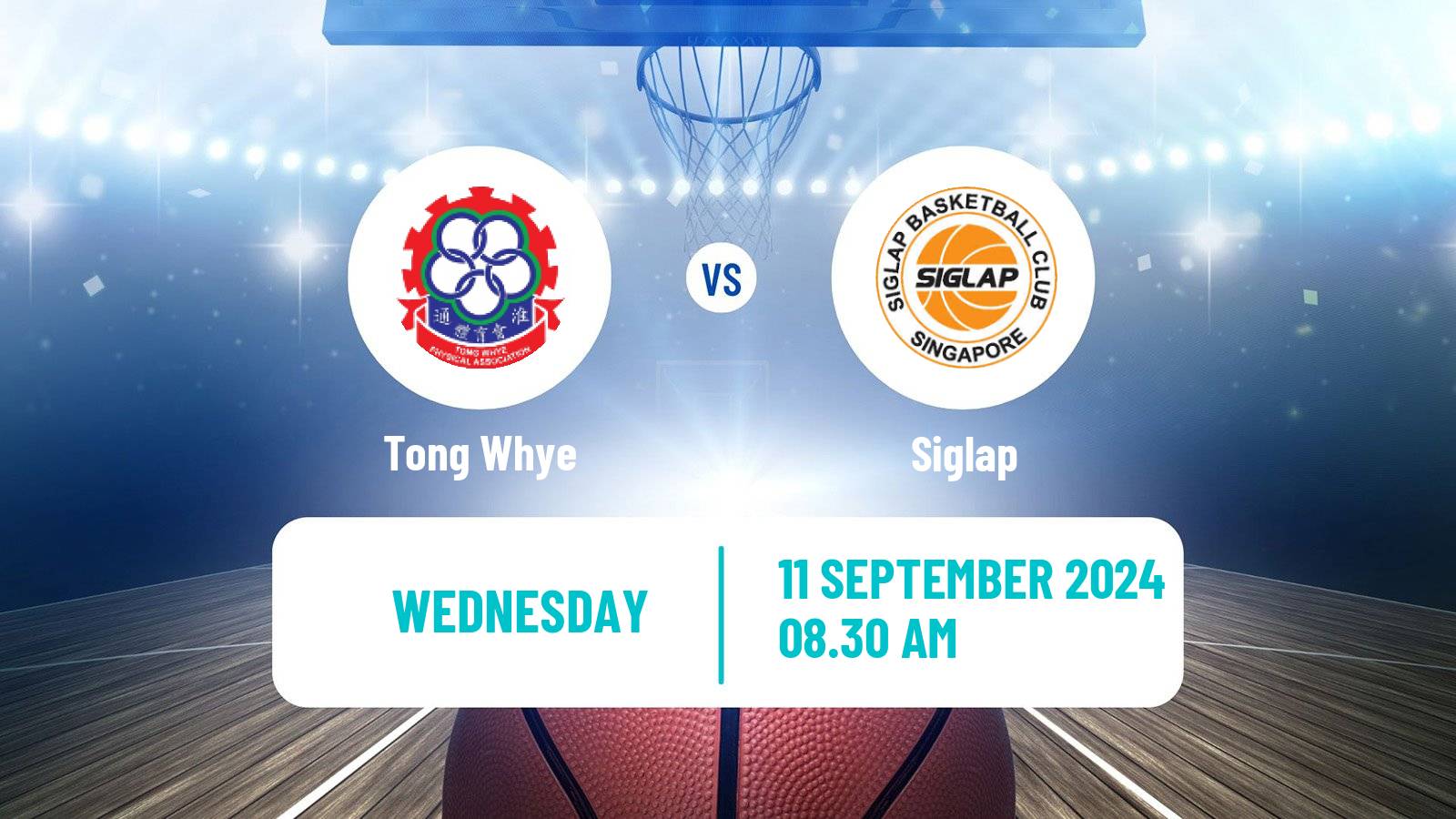 Basketball Singapore NBL Tong Whye - Siglap