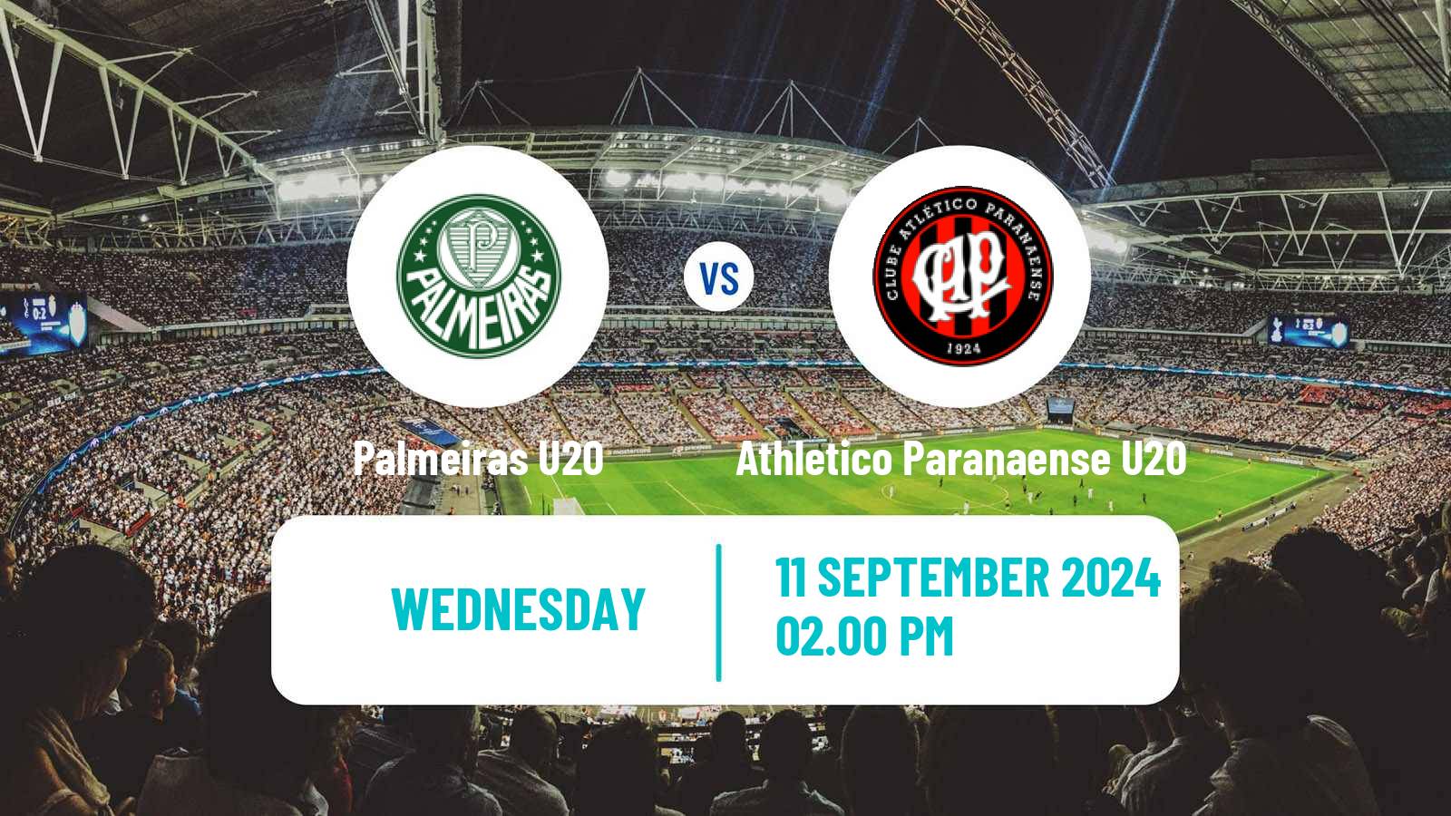 Soccer Brasileiro U20 Palmeiras U20 - Athletico Paranaense U20