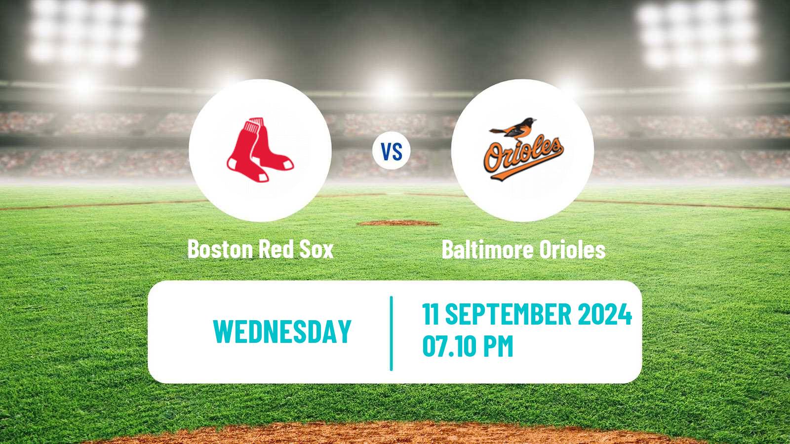 Baseball MLB Boston Red Sox - Baltimore Orioles