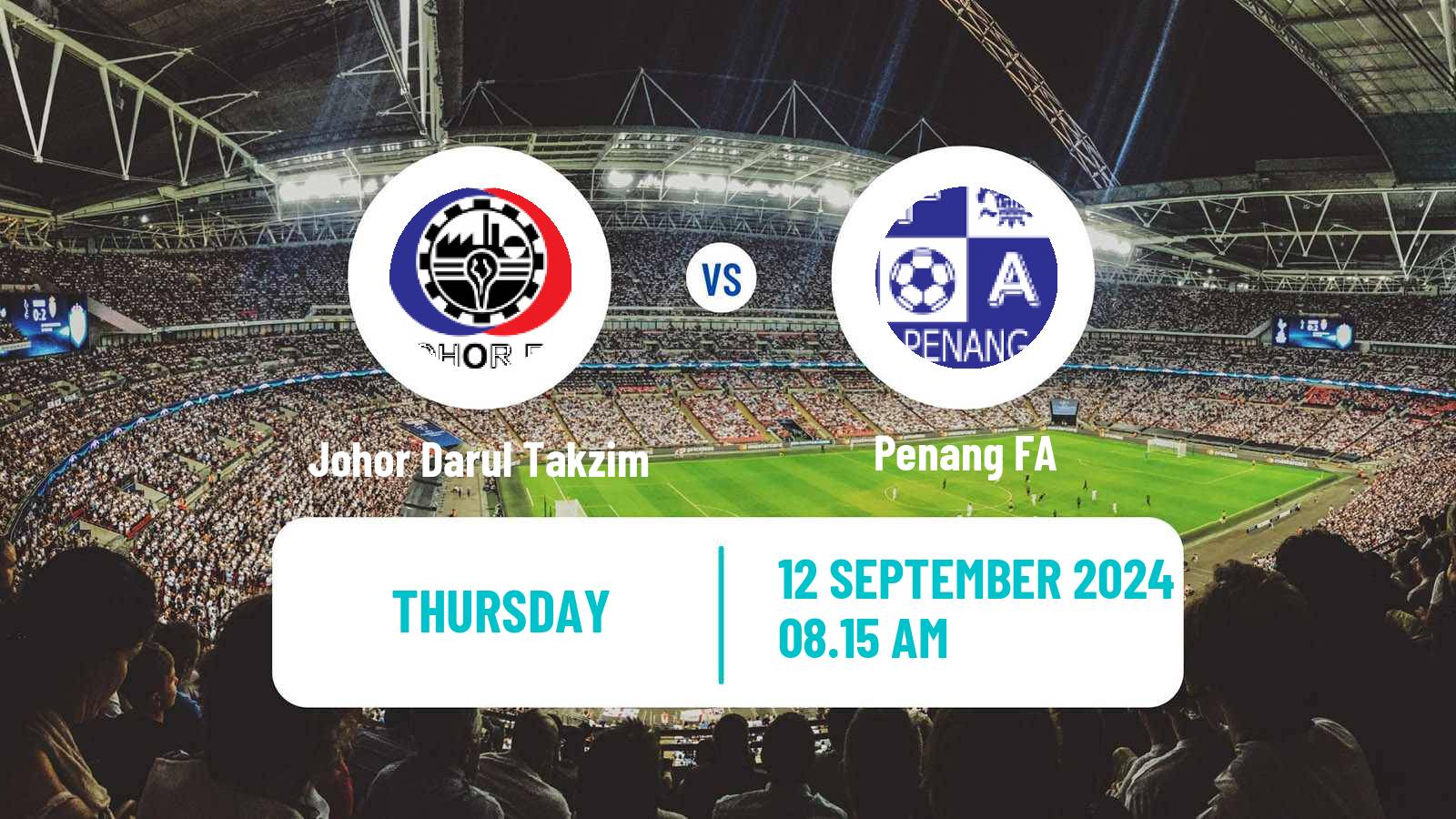 Soccer Malaysian Super League Johor Darul Takzim - Penang