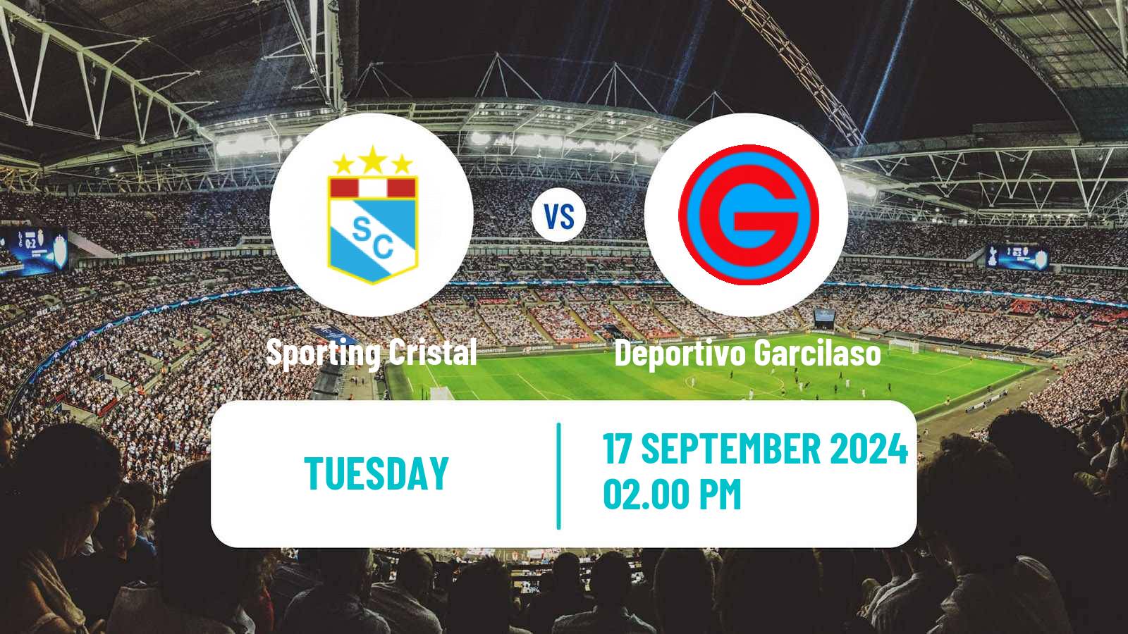 Soccer Peruvian Liga 1 Sporting Cristal - Deportivo Garcilaso