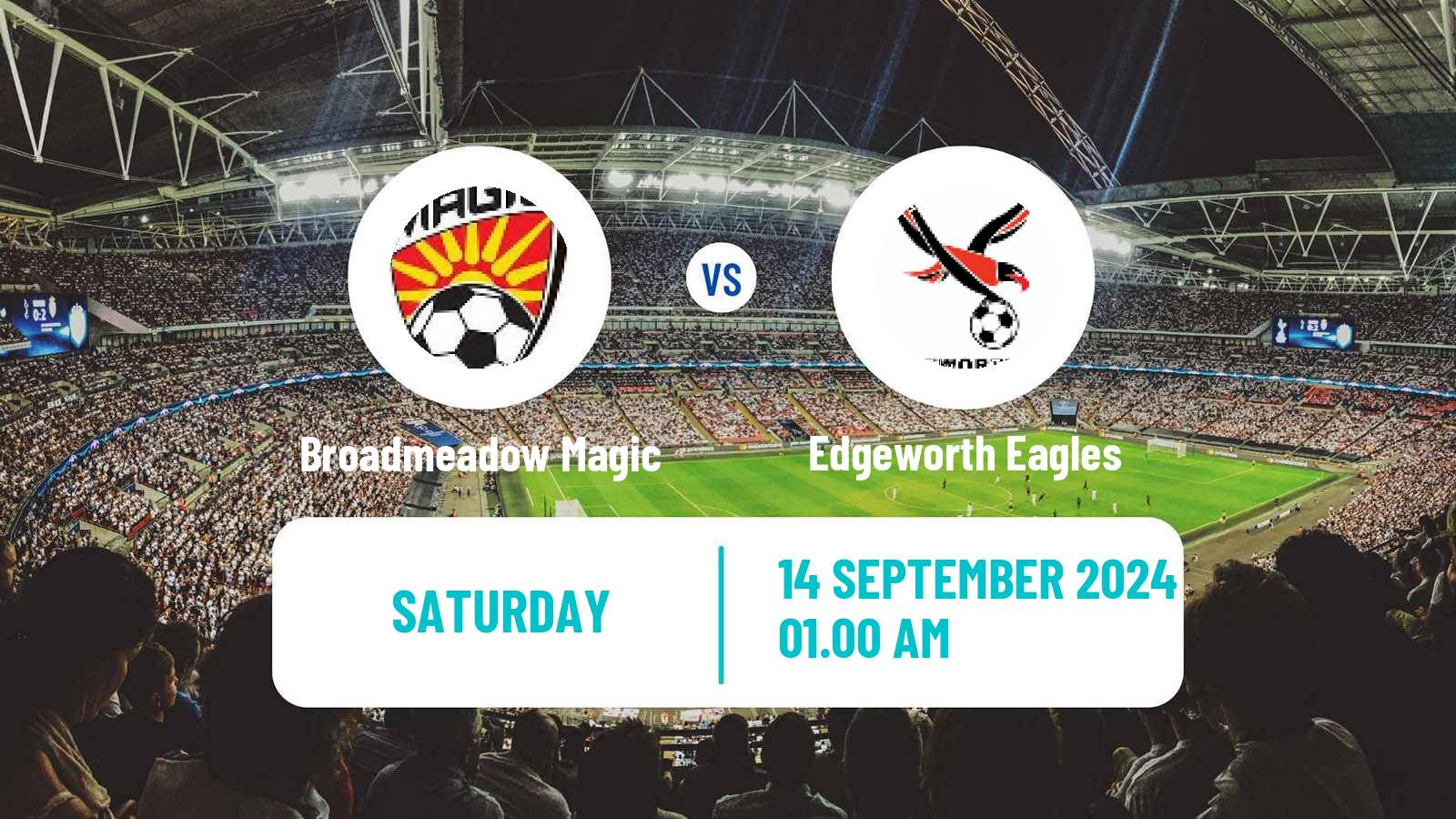 Soccer Australian NPL Northern NSW Broadmeadow Magic - Edgeworth Eagles