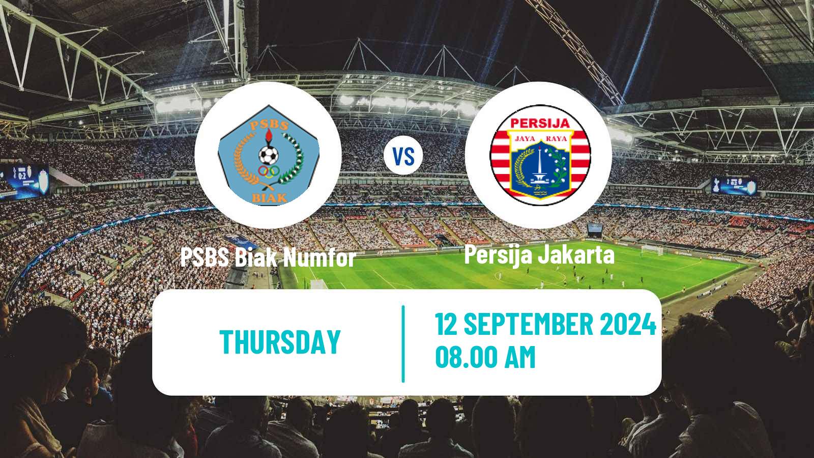 Soccer Indonesian Liga 1 PSBS Biak Numfor - Persija Jakarta