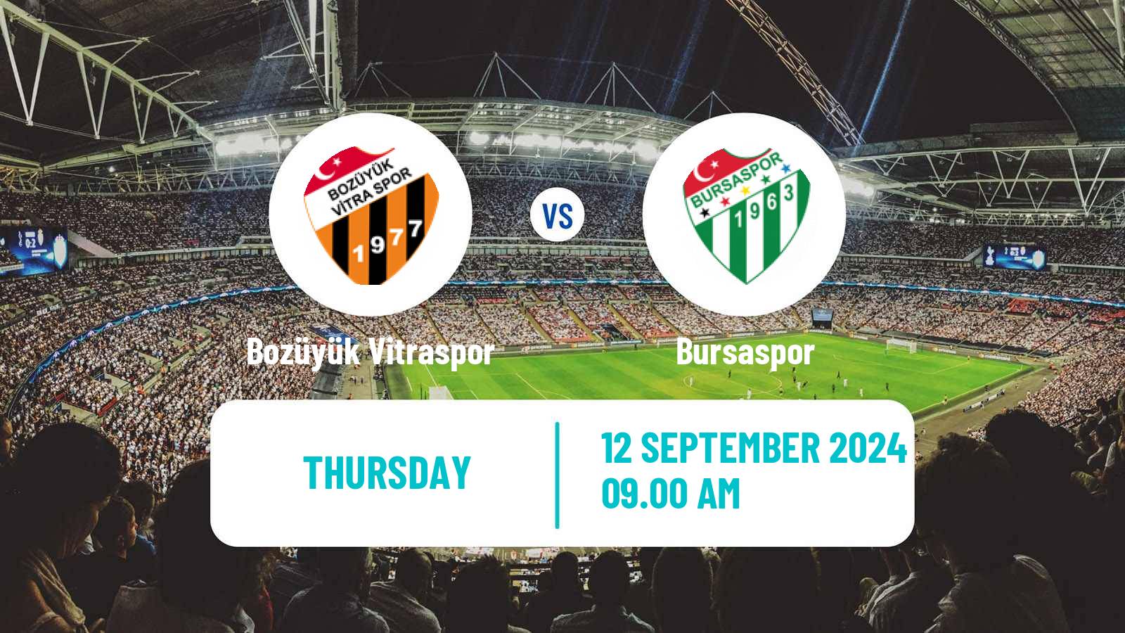 Soccer Turkish Cup Bozüyük Vitraspor - Bursaspor