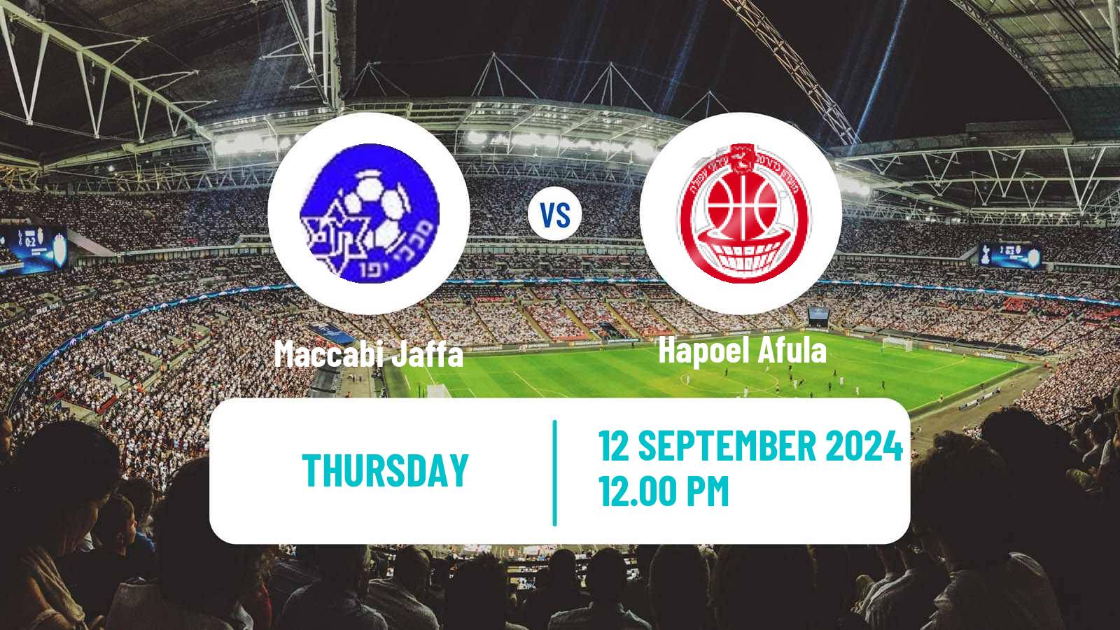 Soccer Israeli Liga Leumit Maccabi Jaffa - Hapoel Afula