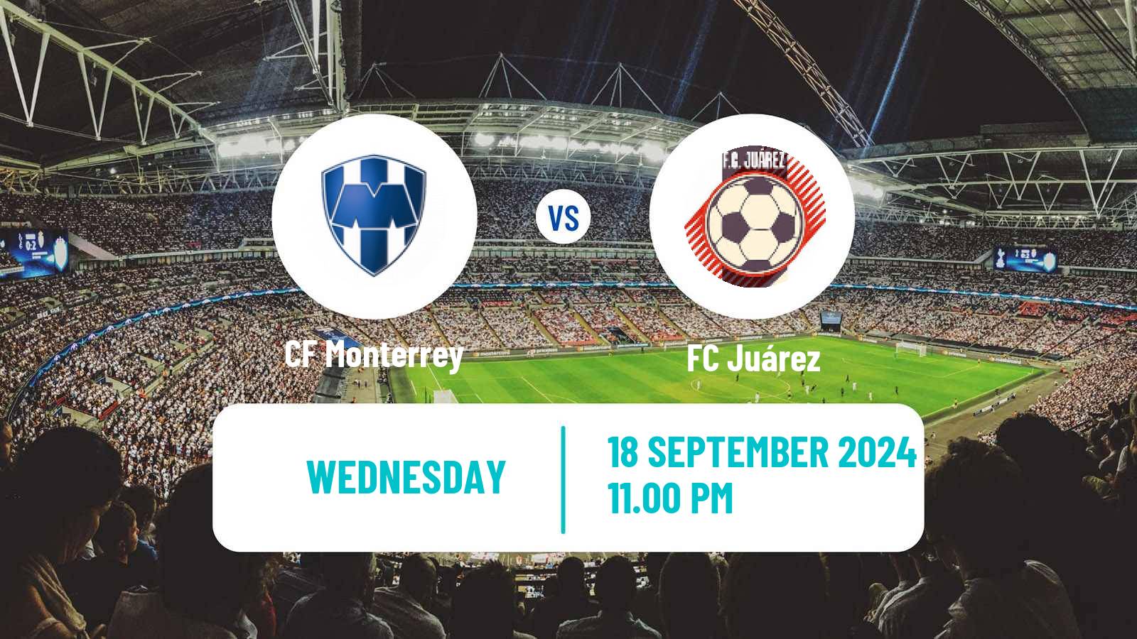 Soccer Mexican Liga MX Monterrey - Juárez