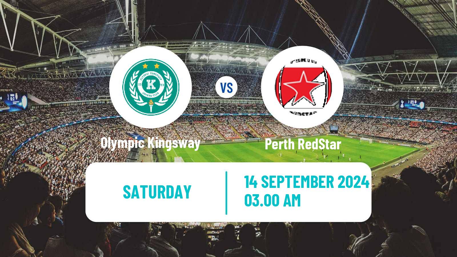 Soccer Australian NPL Western Australia Olympic Kingsway - Perth RedStar