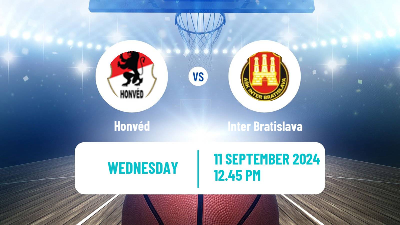 Basketball Club Friendly Basketball Honvéd - Inter Bratislava