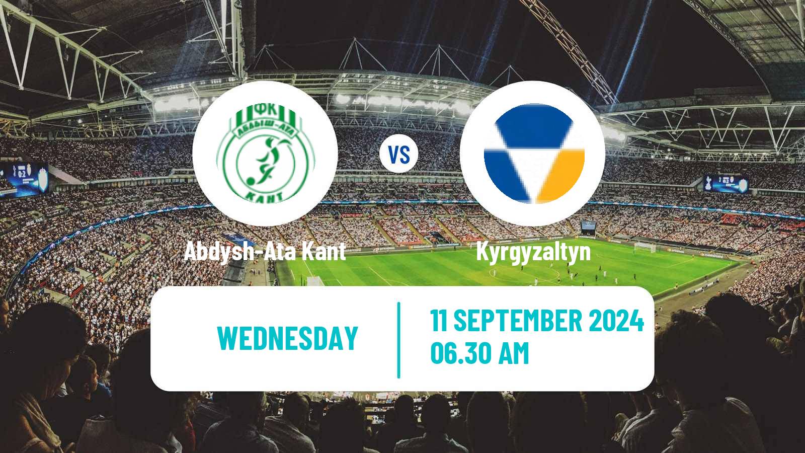 Soccer Kyrgyzstan Premier Liga Abdysh-Ata Kant - Kyrgyzaltyn