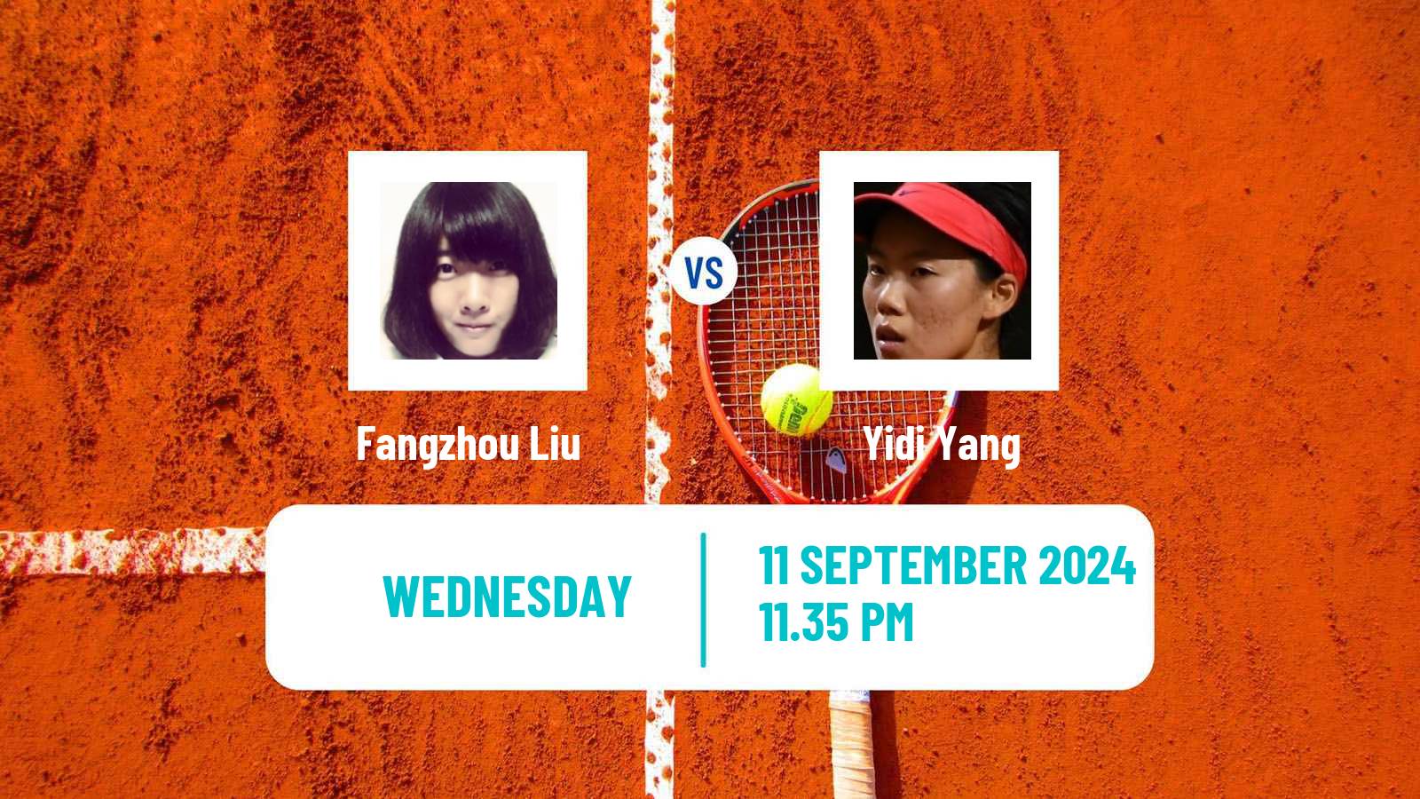 Tennis ITF W50 Guiyang Women Fangzhou Liu - Yidi Yang