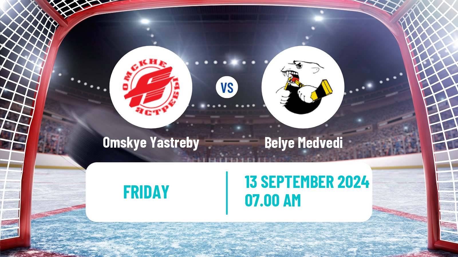 Hockey MHL Omskye Yastreby - Belye Medvedi