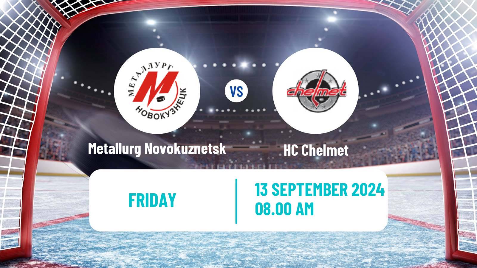 Hockey VHL Metallurg Novokuznetsk - Chelmet