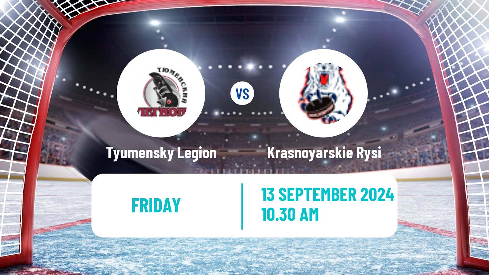 Hockey MHL Tyumensky Legion - Krasnoyarskie Rysi