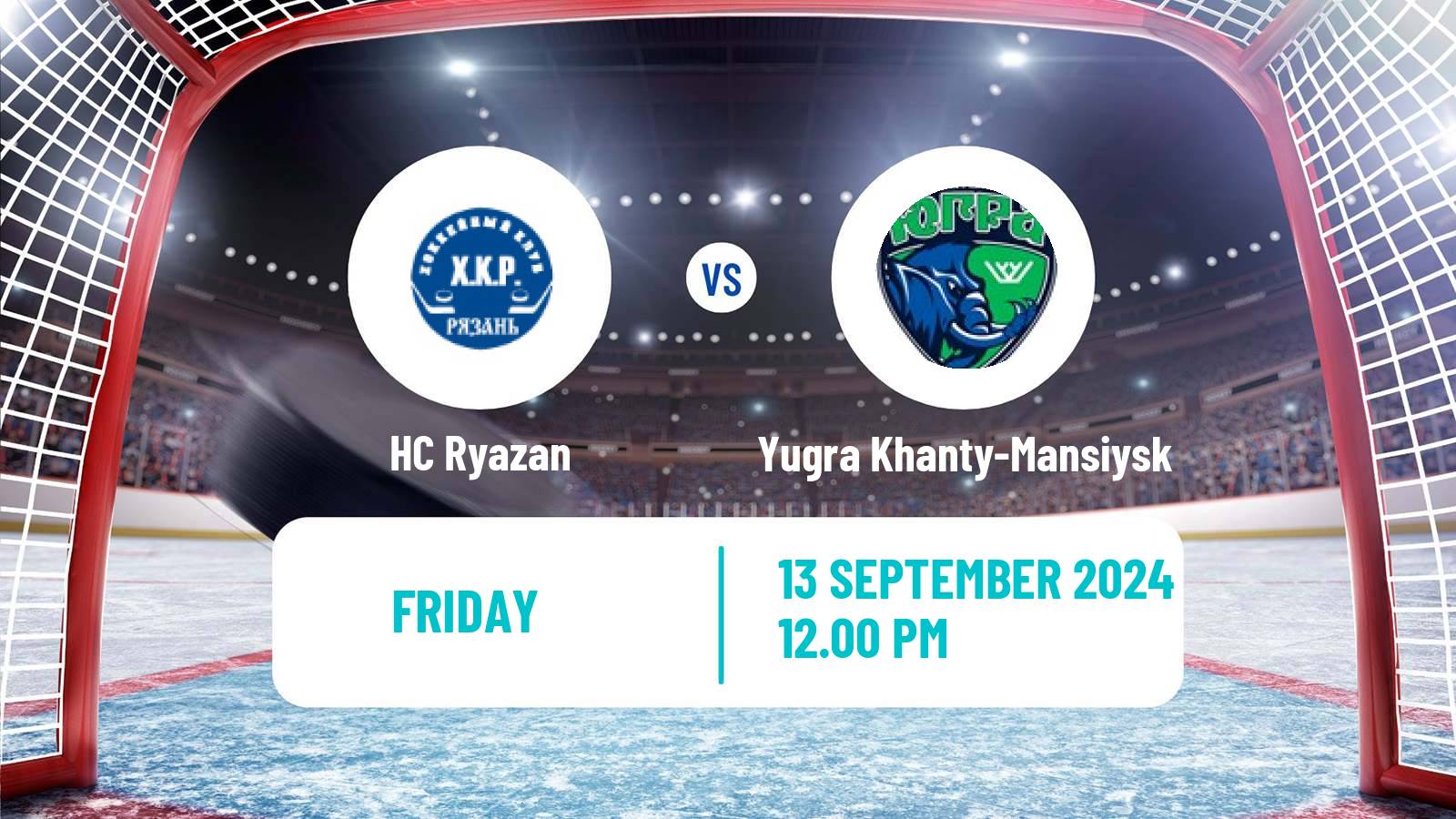 Hockey VHL Ryazan - Yugra Khanty-Mansiysk