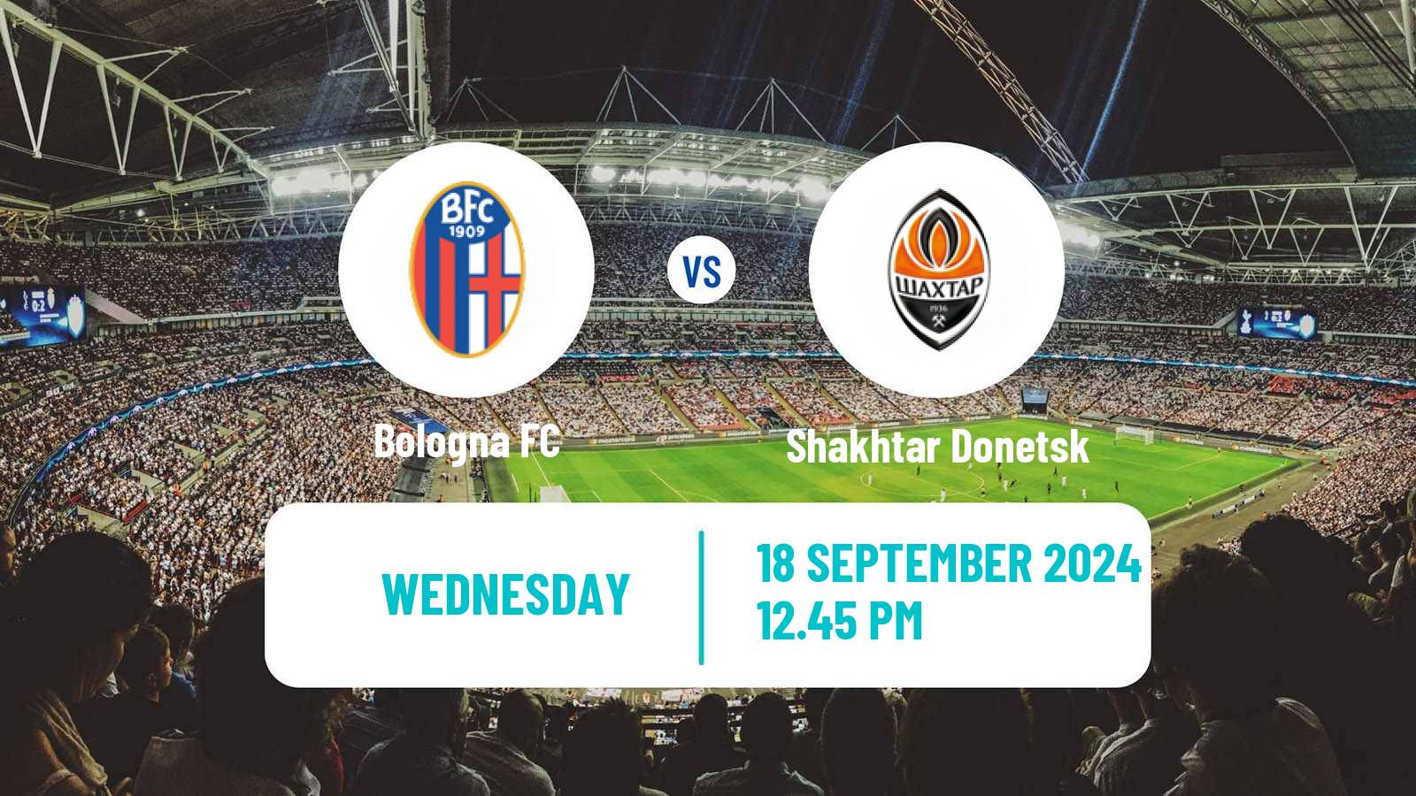 Soccer UEFA Champions League Bologna - Shakhtar Donetsk