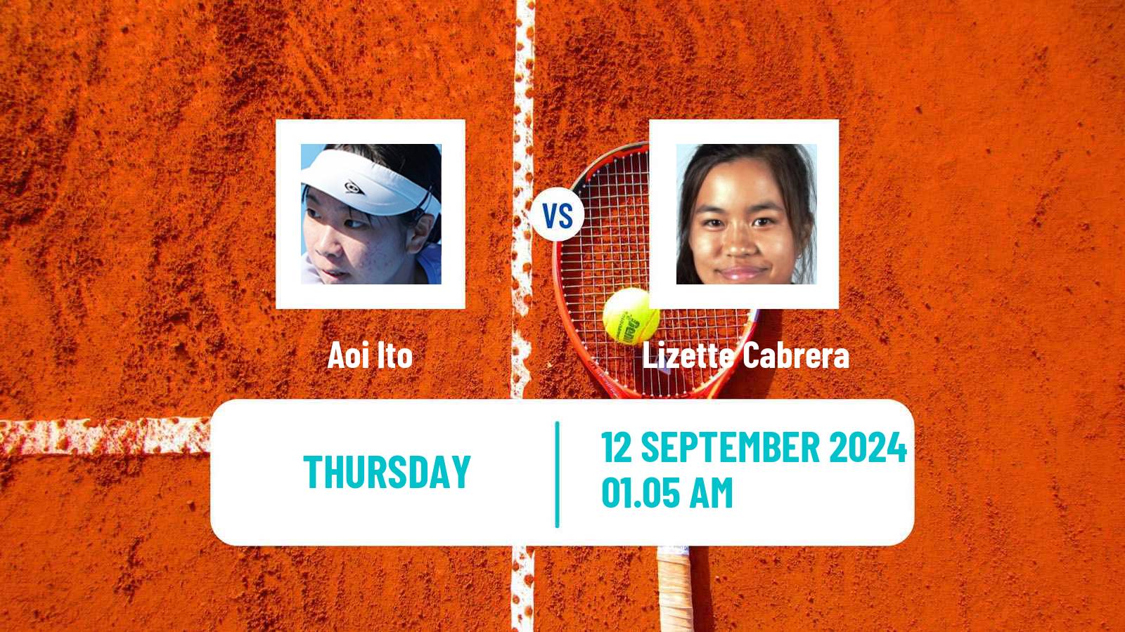 Tennis ITF W75 Perth Women Aoi Ito - Lizette Cabrera