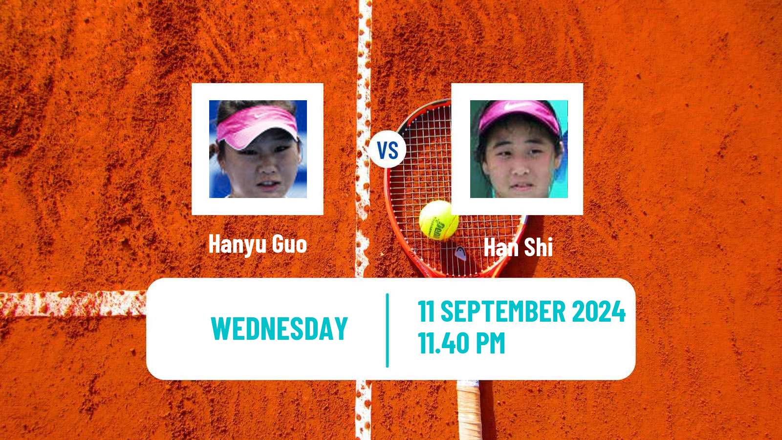 Tennis ITF W50 Guiyang Women Hanyu Guo - Han Shi