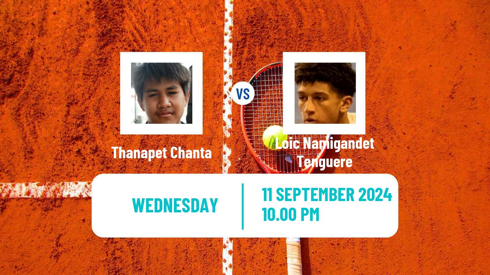 Tennis ITF M15 Singapore Men Thanapet Chanta - Loic Namigandet Tenguere