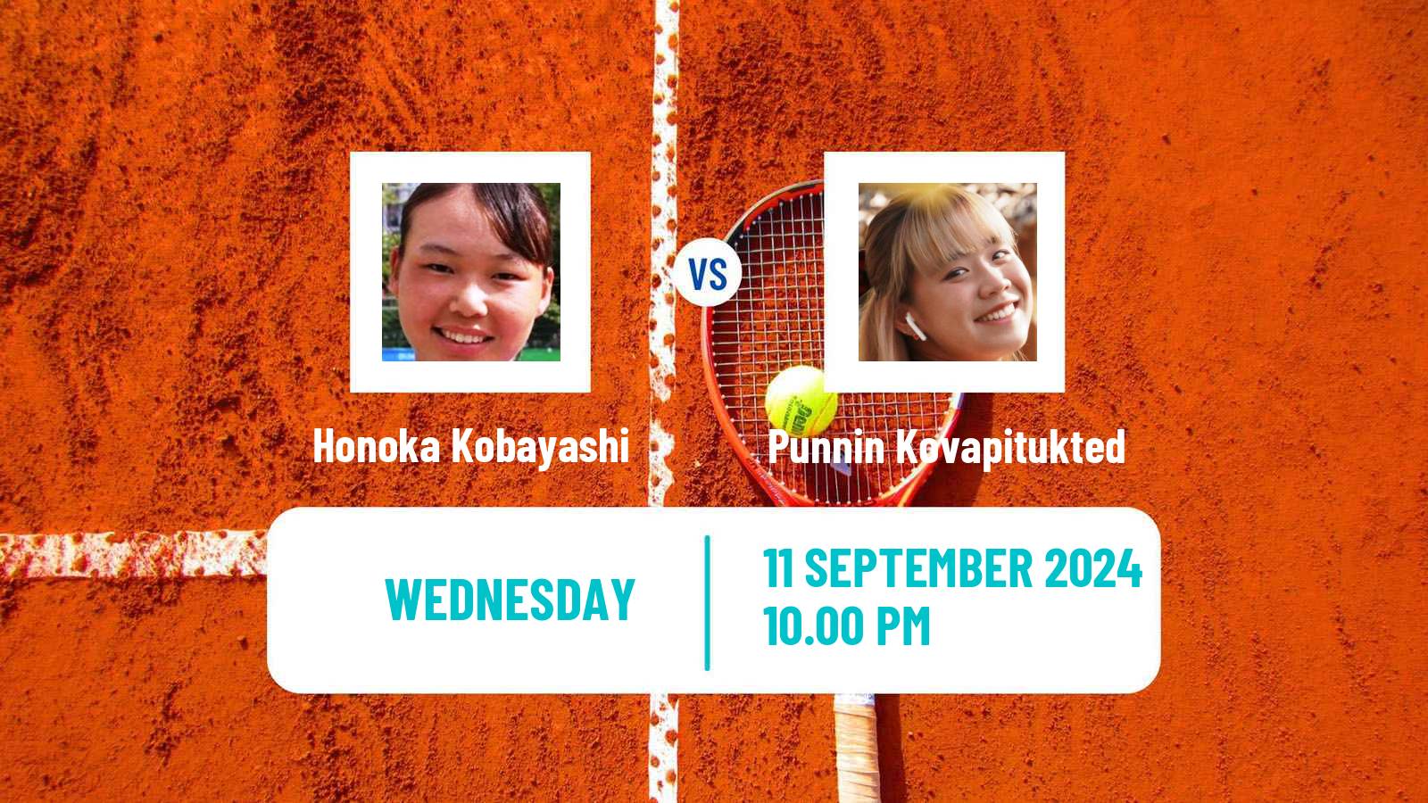 Tennis ITF W15 Singapore Women Honoka Kobayashi - Punnin Kovapitukted