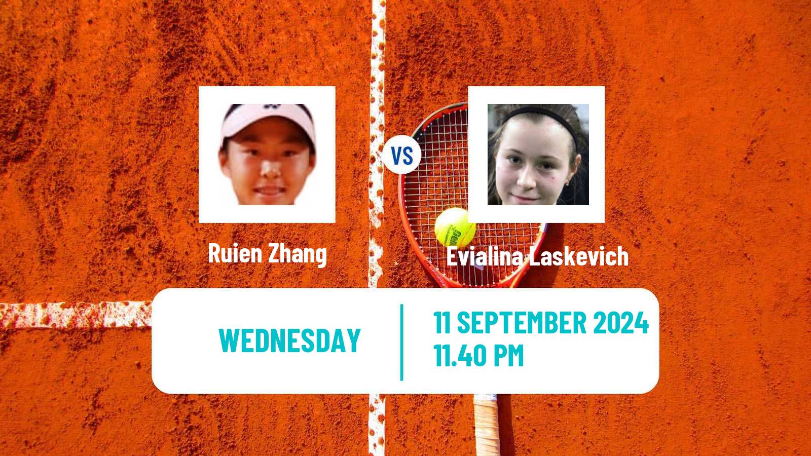 Tennis ITF W50 Guiyang Women Ruien Zhang - Evialina Laskevich