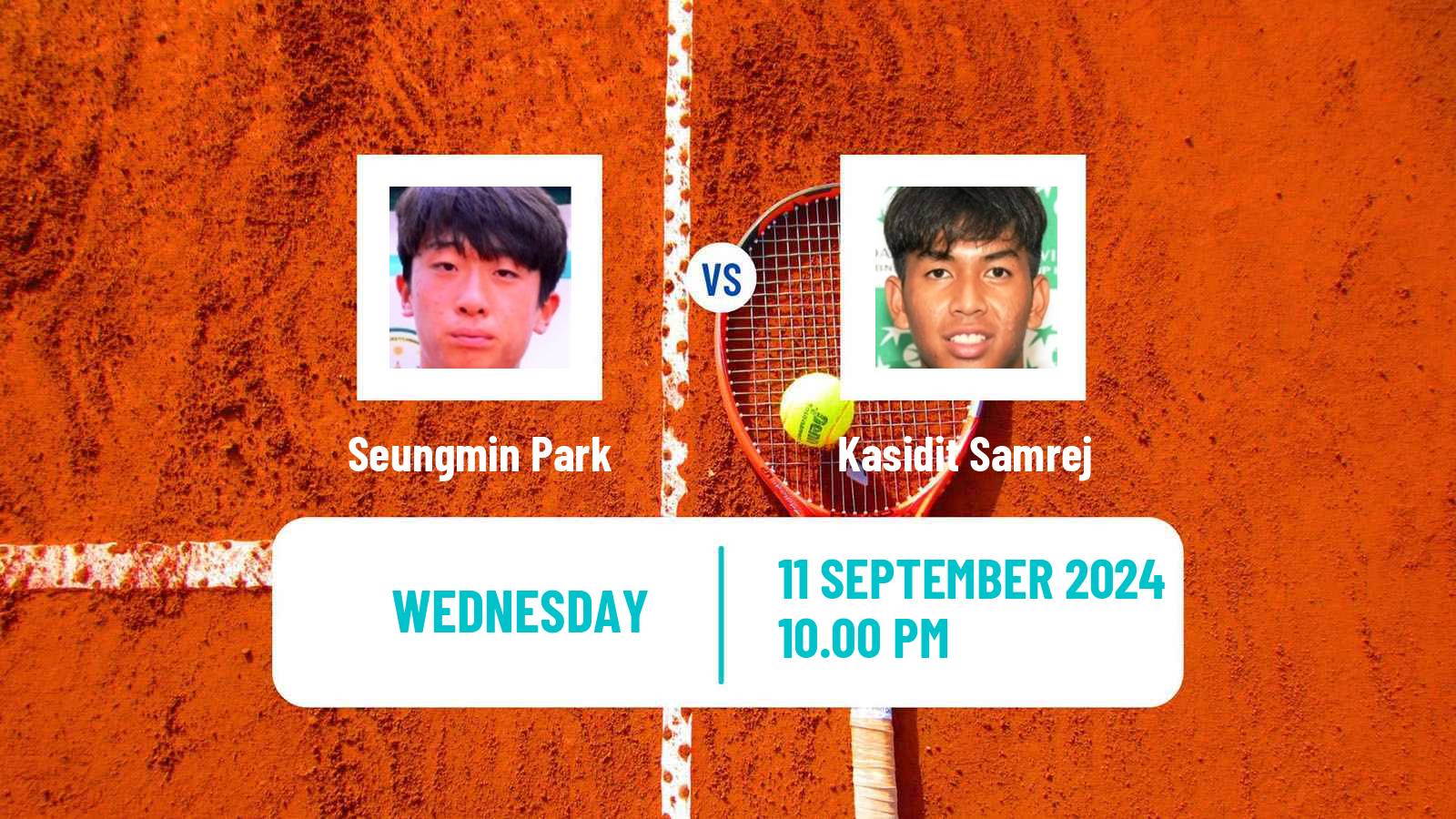 Tennis ITF M15 Singapore Men Seungmin Park - Kasidit Samrej