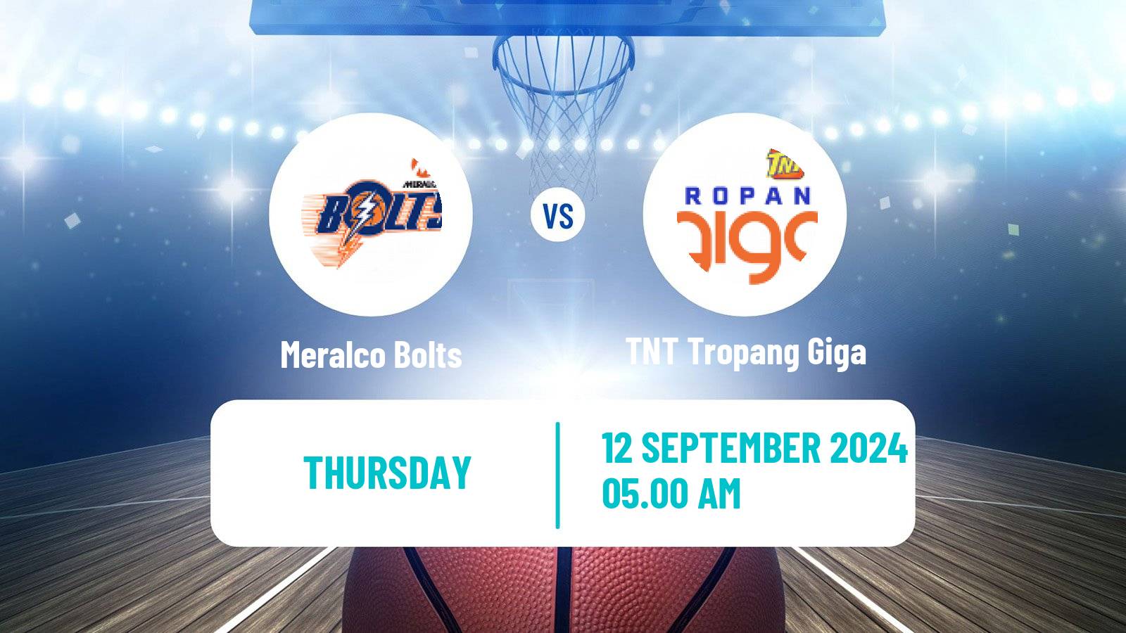 Basketball Philippines - Governors Cup Meralco Bolts - TNT Tropang Giga